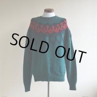 1980s IZOD ノルディックセーター　 表記L 