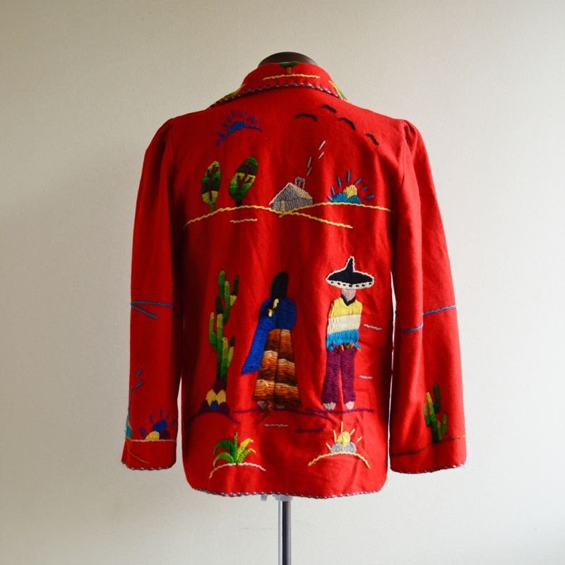 1960s メキシカンジャケット 実寸WOMEN'S L - 古着屋HamburgCafe