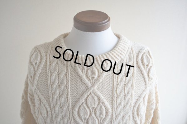 画像7: HUDSON'S MEN'S STORE フィッシャーマンセーター  MADE IN IRELAND  実寸L