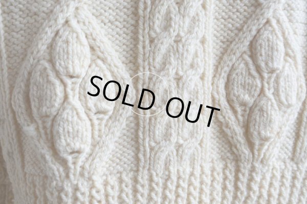 画像11: HUDSON'S MEN'S STORE フィッシャーマンセーター  MADE IN IRELAND  実寸L