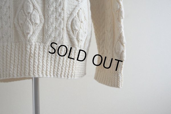 画像8: HUDSON'S MEN'S STORE フィッシャーマンセーター  MADE IN IRELAND  実寸L