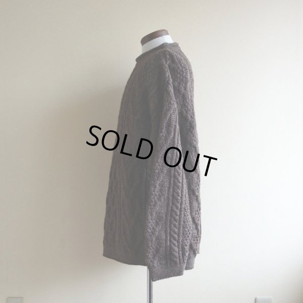 画像4: Doogan DONEGAL ロールネック フィッシャーマンセーター  MADE IN IRELAND  表記L