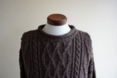 画像6: Doogan DONEGAL ロールネック フィッシャーマンセーター　 MADE IN IRELAND　 表記L  (6)