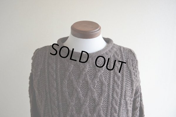 画像6: Doogan DONEGAL ロールネック フィッシャーマンセーター  MADE IN IRELAND  表記L