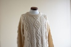 画像6: HUDSON'S MEN'S STORE フィッシャーマンセーター　 MADE IN IRELAND　 実寸L  (6)