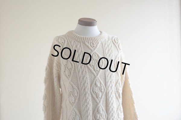 画像6: HUDSON'S MEN'S STORE フィッシャーマンセーター  MADE IN IRELAND  実寸L