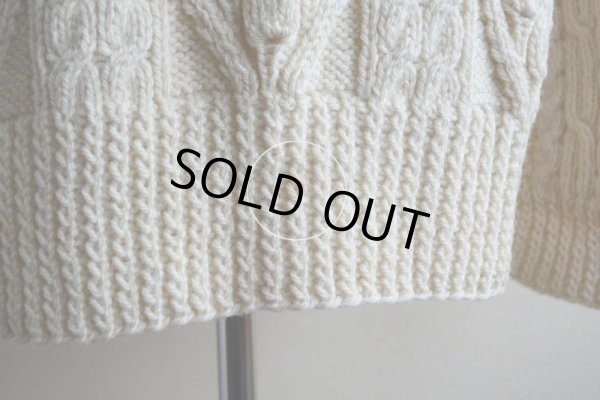 画像10: HUDSON'S MEN'S STORE フィッシャーマンセーター  MADE IN IRELAND  実寸L