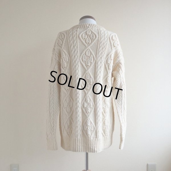 画像3: HUDSON'S MEN'S STORE フィッシャーマンセーター  MADE IN IRELAND  実寸L