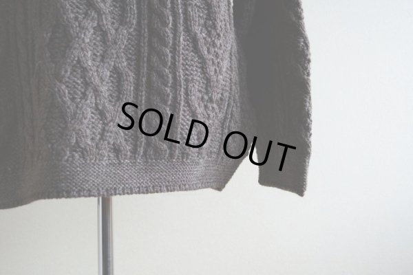 画像8: Doogan DONEGAL ロールネック フィッシャーマンセーター  MADE IN IRELAND  表記L