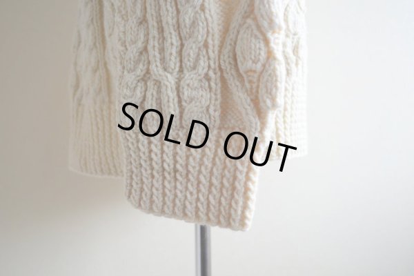 画像9: HUDSON'S MEN'S STORE フィッシャーマンセーター  MADE IN IRELAND  実寸L