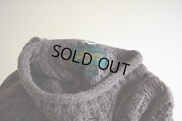 画像5: Doogan DONEGAL ロールネック フィッシャーマンセーター  MADE IN IRELAND  表記L