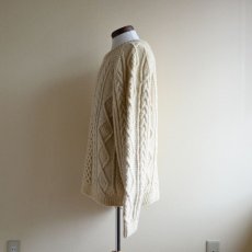 画像4: Browne's フィッシャーマンセーター　 MADE IN IRELAND　 実寸L  (4)