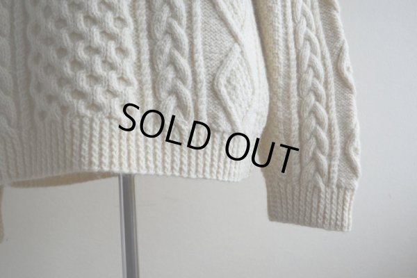 画像7: Browne's フィッシャーマンセーター  MADE IN IRELAND  実寸L