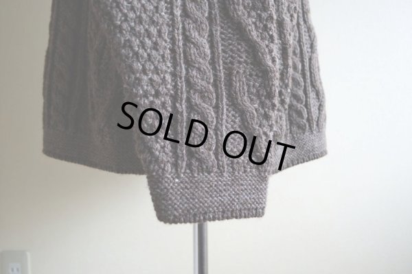 画像9: Doogan DONEGAL ロールネック フィッシャーマンセーター  MADE IN IRELAND  表記L