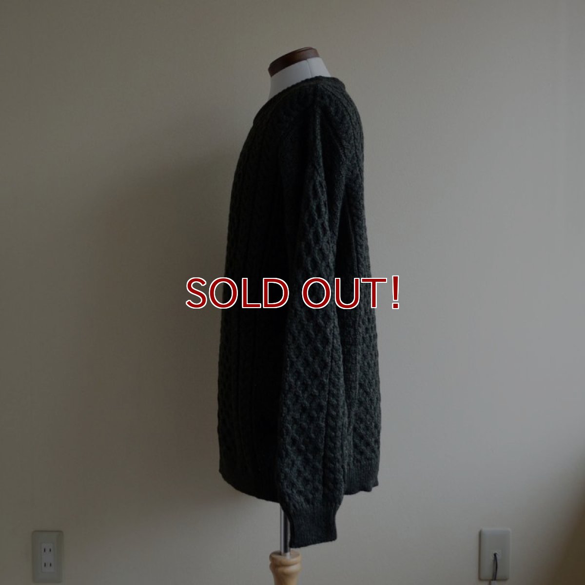 画像4: ARAN CRAFTS フィッシャーマンセーター　 MADE IN IRELAND　 表記XXL  (4)