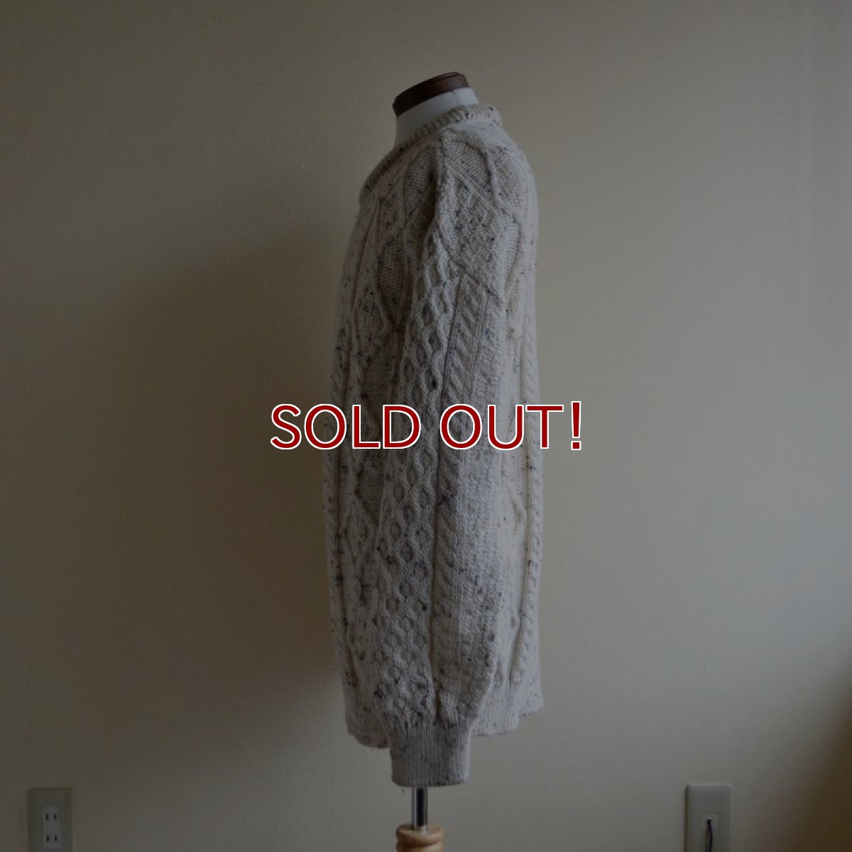画像4: ARAN CRAFTS フィッシャーマンセーター　 MADE IN IRELAND　 表記XL  (4)