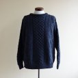 画像1: ARAN CRAFTS フィッシャーマンセーター　<br>MADE IN IRELAND　<br>表記XXL(実寸L)<br> (1)