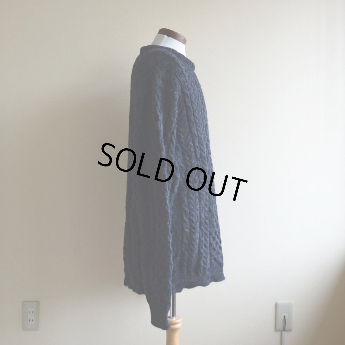 画像2: L.L.Bean フィッシャーマンセーター　 MADE IN IRELAND　 表記XL  (2)