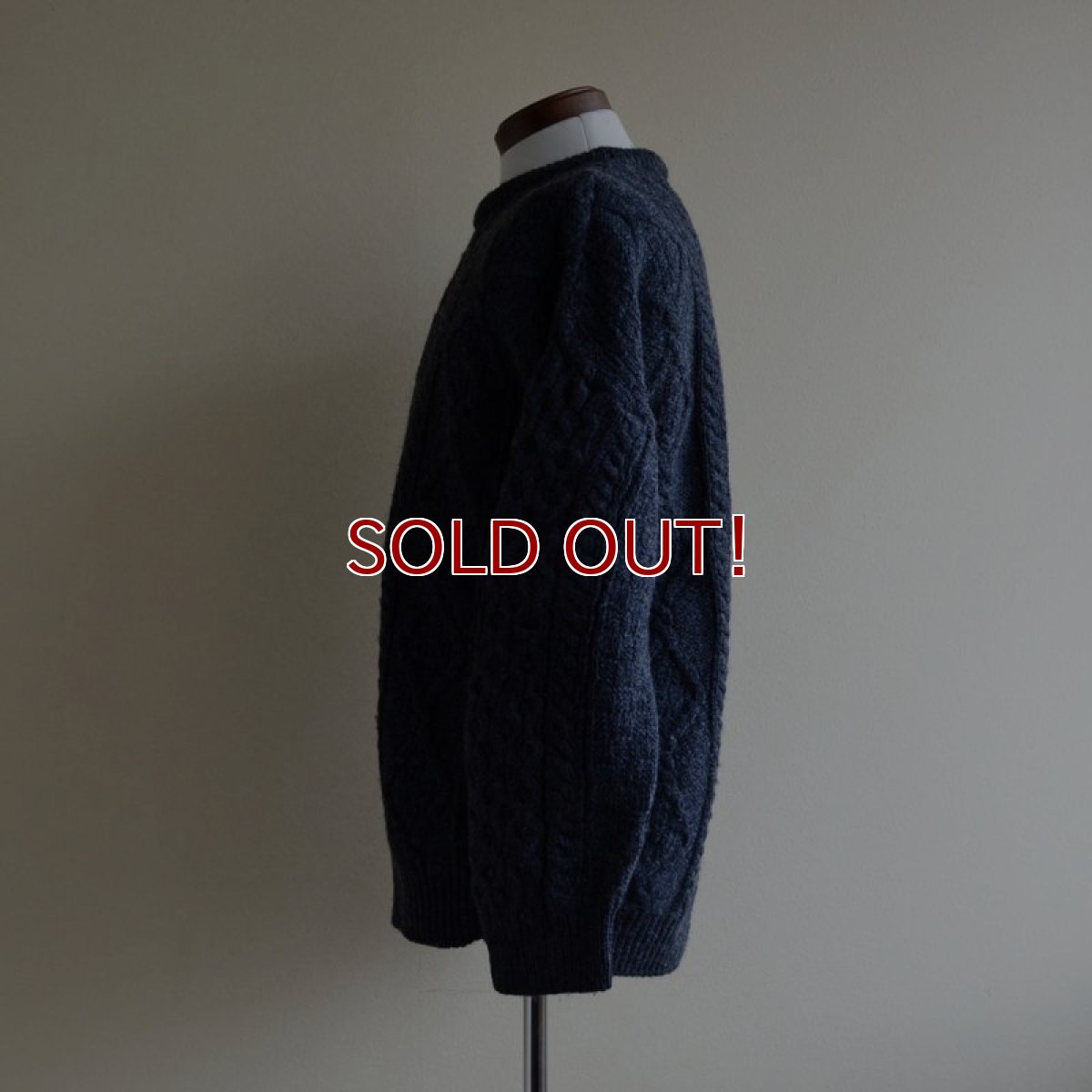 画像4: ARAN CRAFTS フィッシャーマンセーター　 MADE IN IRELAND　 表記XXL(実寸L)  (4)