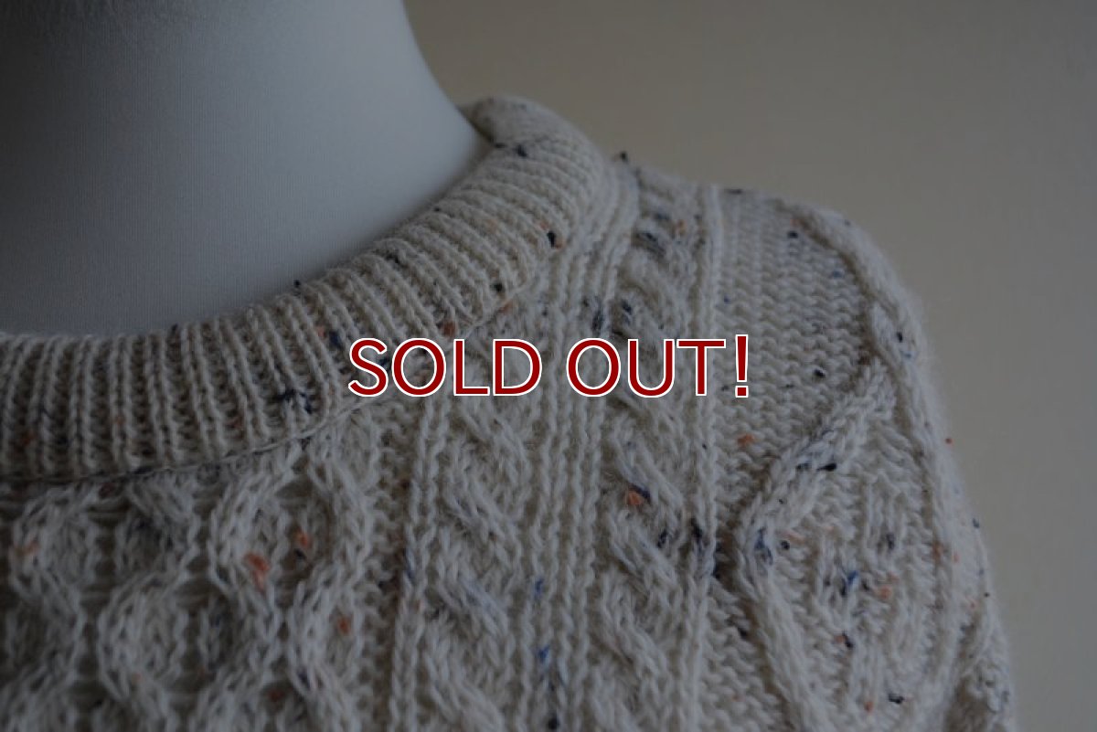 画像7: ARAN CRAFTS フィッシャーマンセーター　 MADE IN IRELAND　 表記XL  (7)