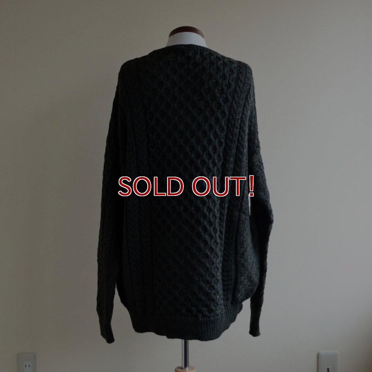 画像3: ARAN CRAFTS フィッシャーマンセーター　 MADE IN IRELAND　 表記XXL  (3)