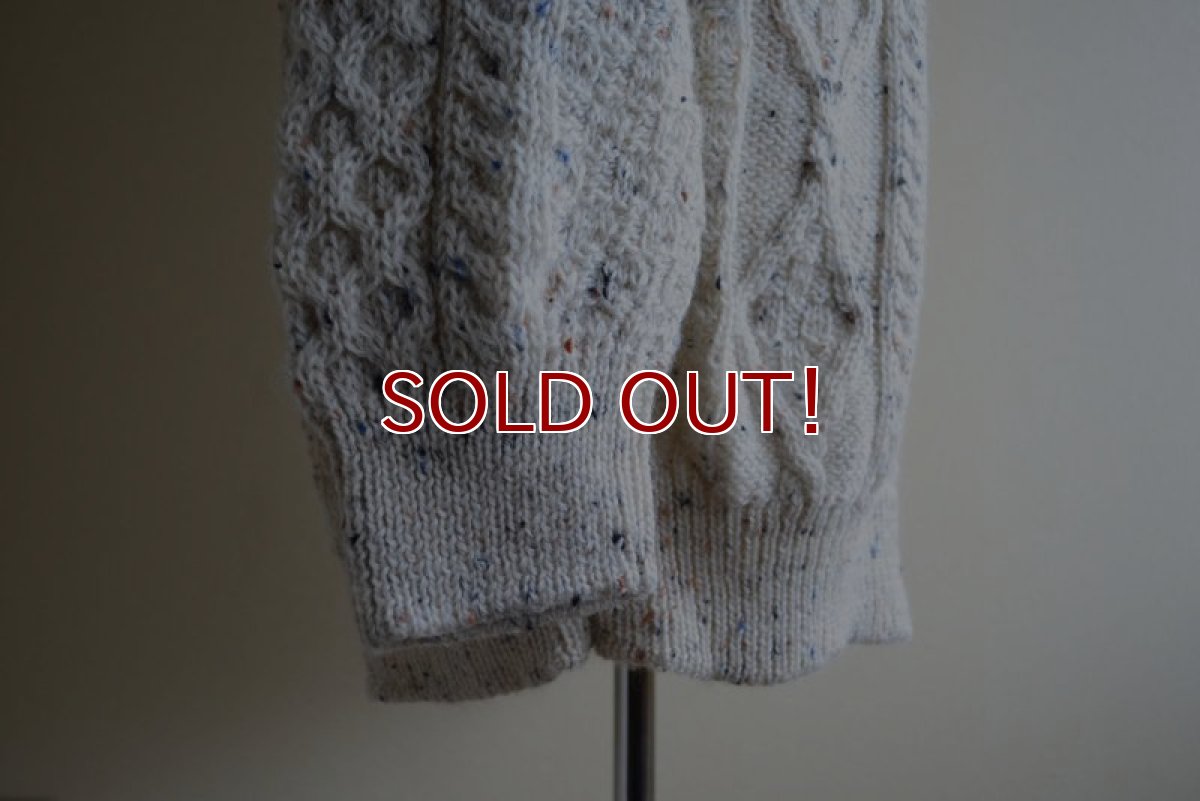 画像9: ARAN CRAFTS フィッシャーマンセーター　 MADE IN IRELAND　 表記XL  (9)