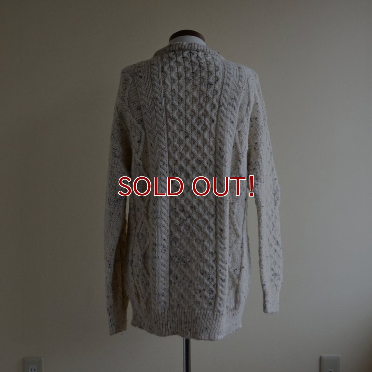 画像3: ARAN CRAFTS フィッシャーマンセーター　 MADE IN IRELAND　 表記XL  (3)