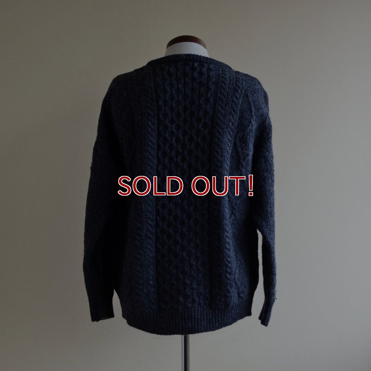 画像3: ARAN CRAFTS フィッシャーマンセーター　 MADE IN IRELAND　 表記XXL(実寸L)  (3)
