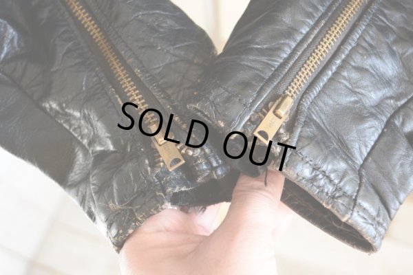 画像14: 1960s BROOKS ライダースジャケット  実寸42〜