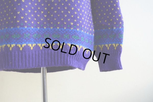 画像7: Callagher ノルディックセーター  表記L