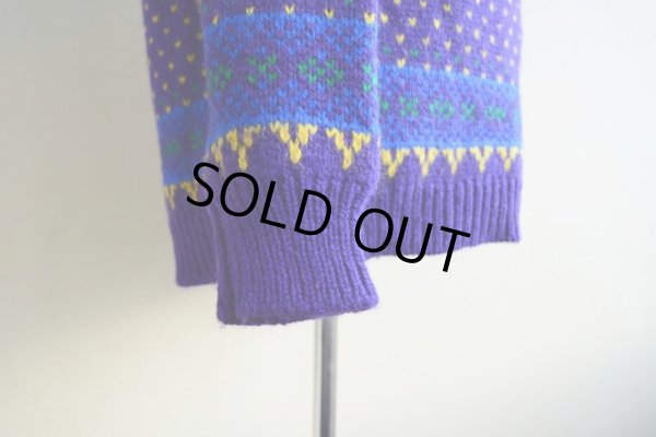 画像8: Callagher ノルディックセーター  表記L