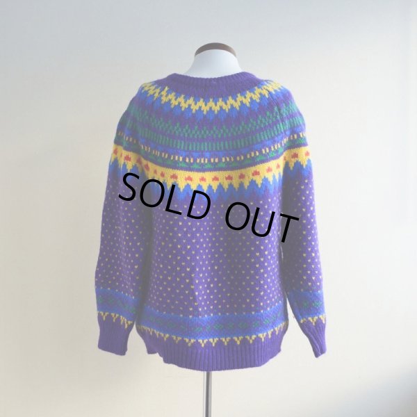 画像3: Callagher ノルディックセーター  表記L