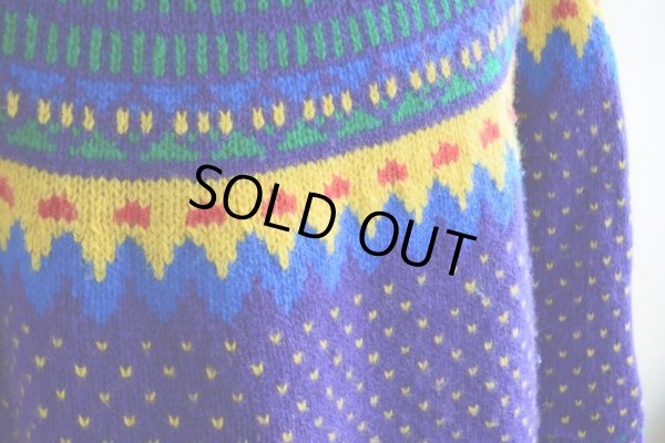 画像6: Callagher ノルディックセーター  表記L