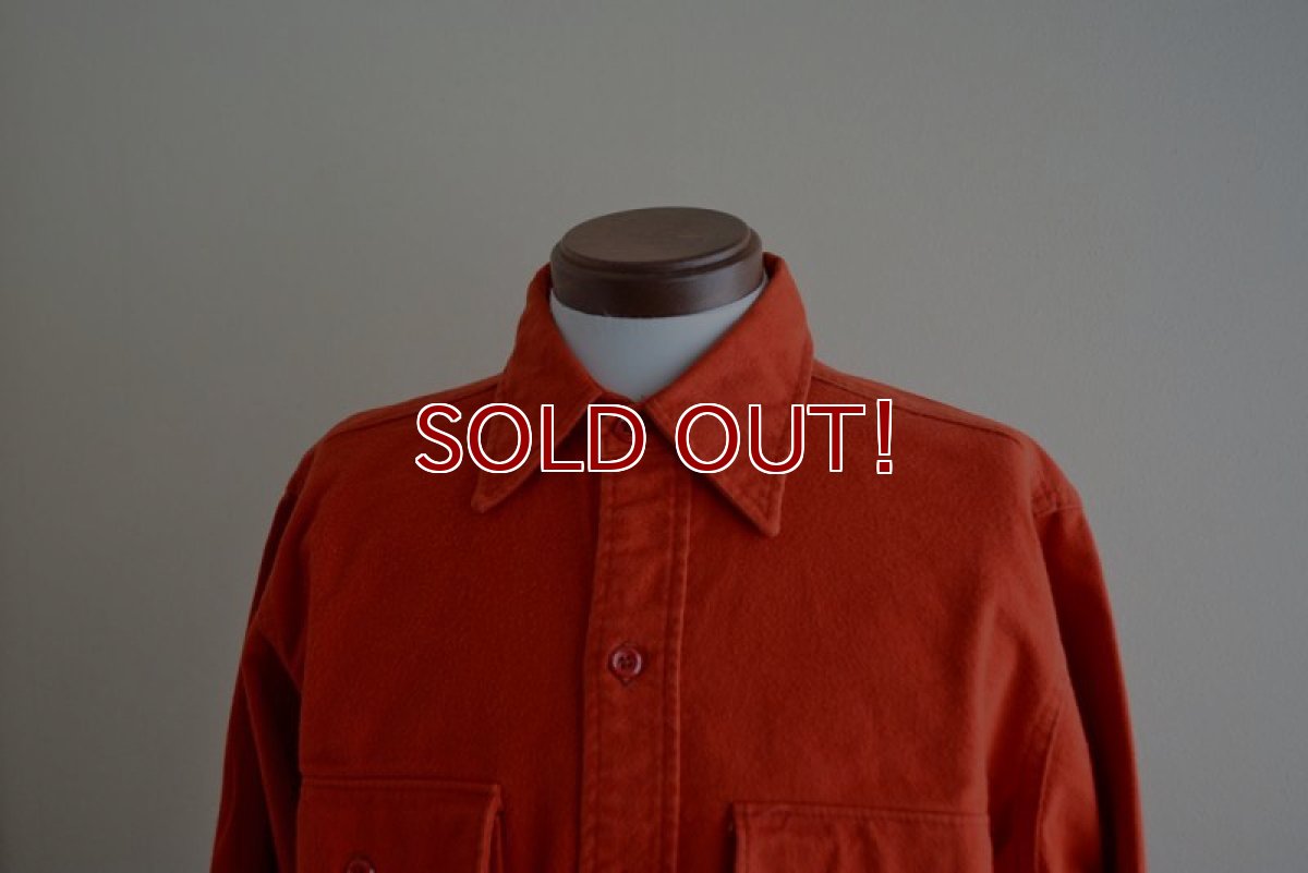 画像6: 1970s Woolrich シャモアクロスシャツ　 実寸L  (6)