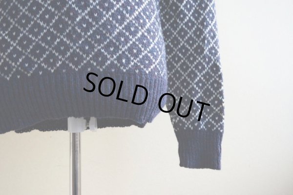 画像8: BOATHOUSE ROW トナカイ柄ウールセーター　 表記S 