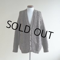 GLEN COLUMN KILLER フィッシャーマンニットカーディガン　 MADE IN IRELAND　 実寸L 