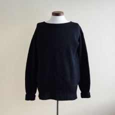 画像1: 1950s ボートネックセーター　 実寸M  (1)