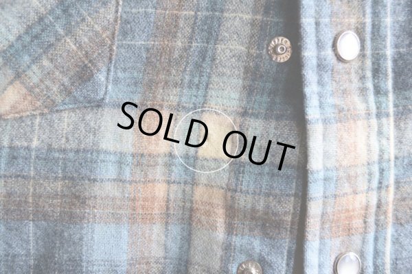 画像11: 1970s PENDLETON ウールウエスタンシャツ  表記M