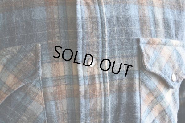 画像7: 1970s PENDLETON ウールウエスタンシャツ  表記M