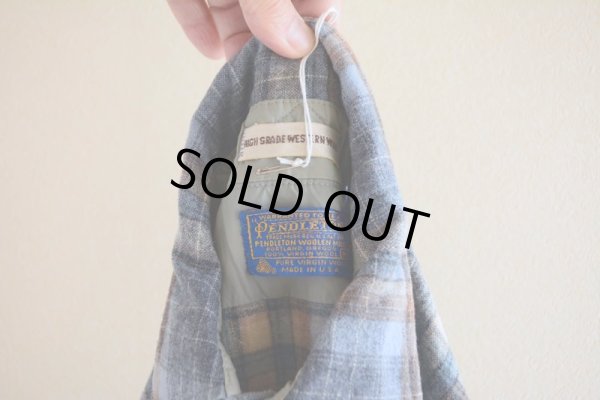 画像5: 1970s PENDLETON ウールウエスタンシャツ  表記M