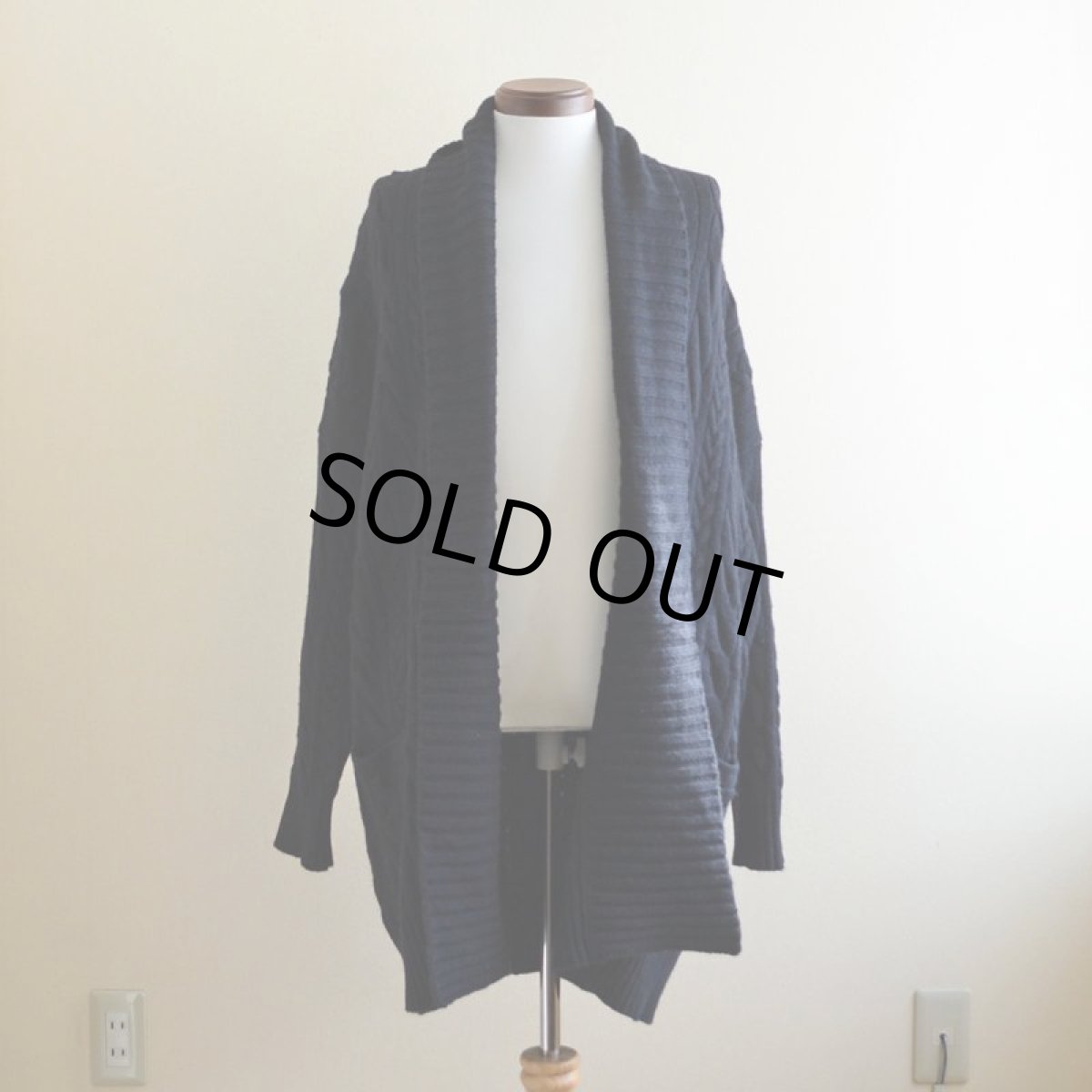 画像1: POLO RALPH LAUREN ニットガウン　 表記L  (1)