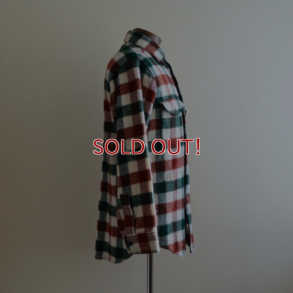 画像2: 1970s Woolrich ウールシャツ　 表記M  (2)