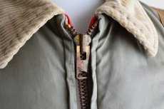 画像10: 1960s BAUER DOWN リバーシブルガンナーズコート　 "Expedition Cloth"　 実寸L  (10)