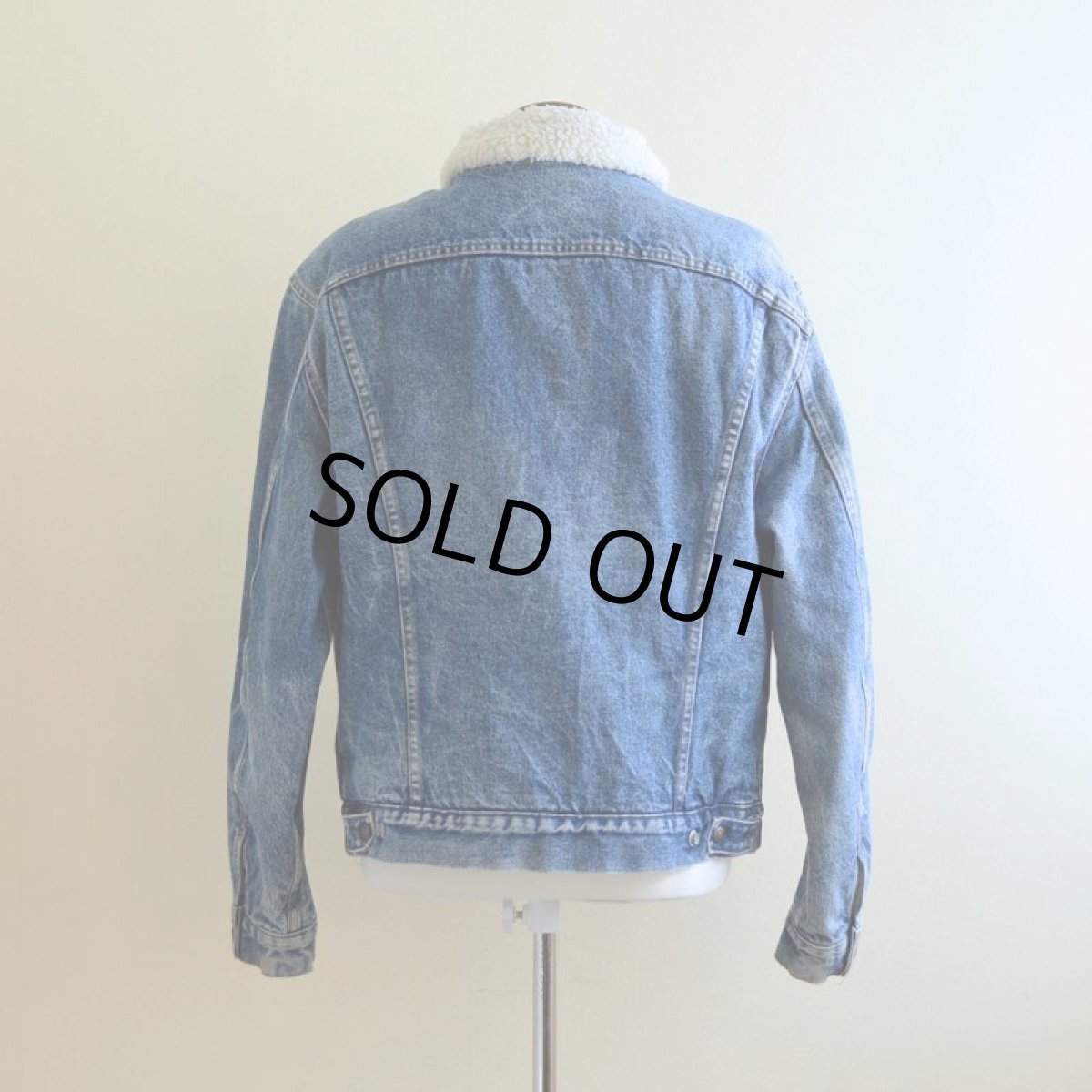 画像3: 1980s Levi's 70608デニムボアジャケット　 表記42R  (3)