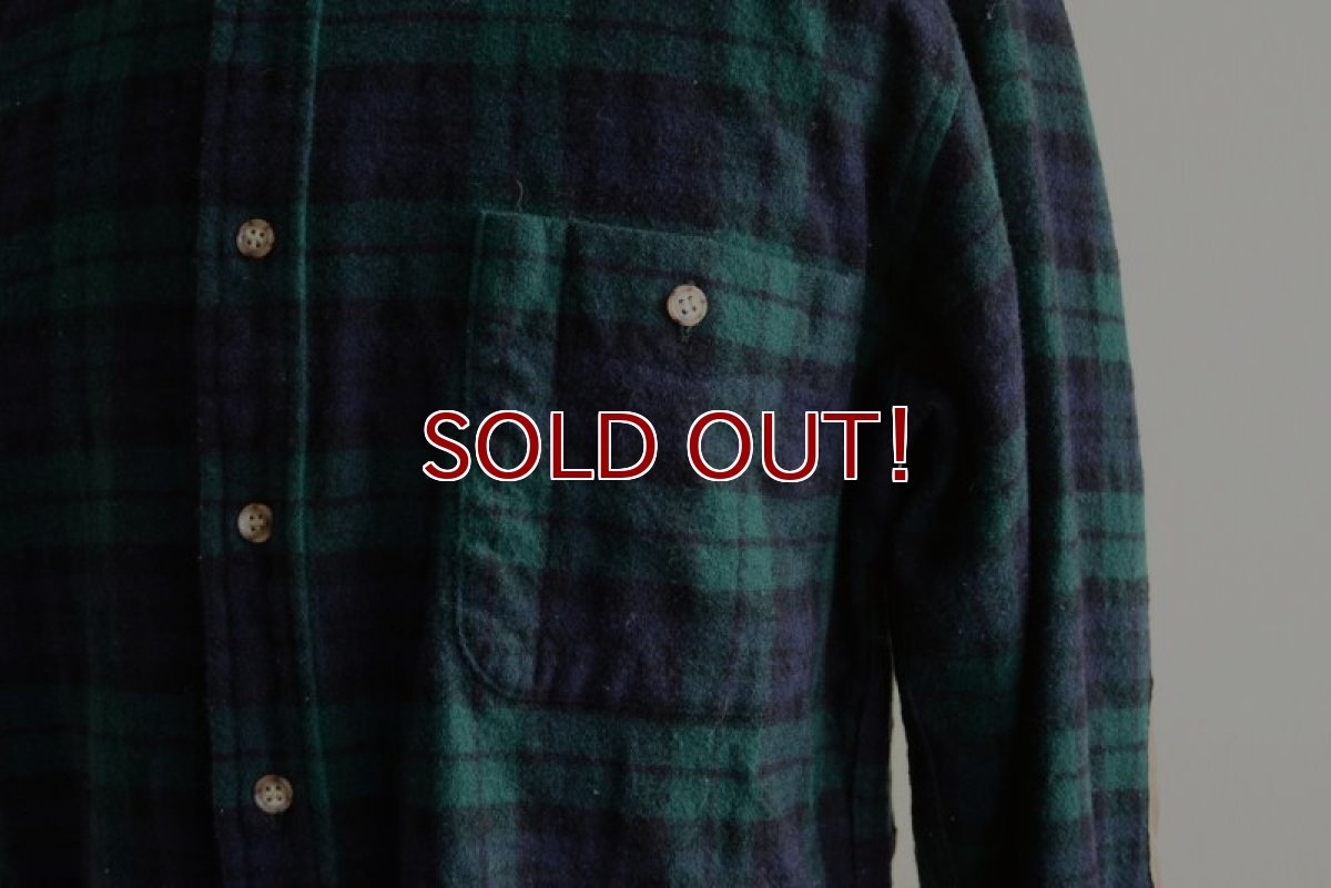 画像7: 1970s PENDLETON ウールシャツ　 エルボーパッチ付き　 表記L  (7)