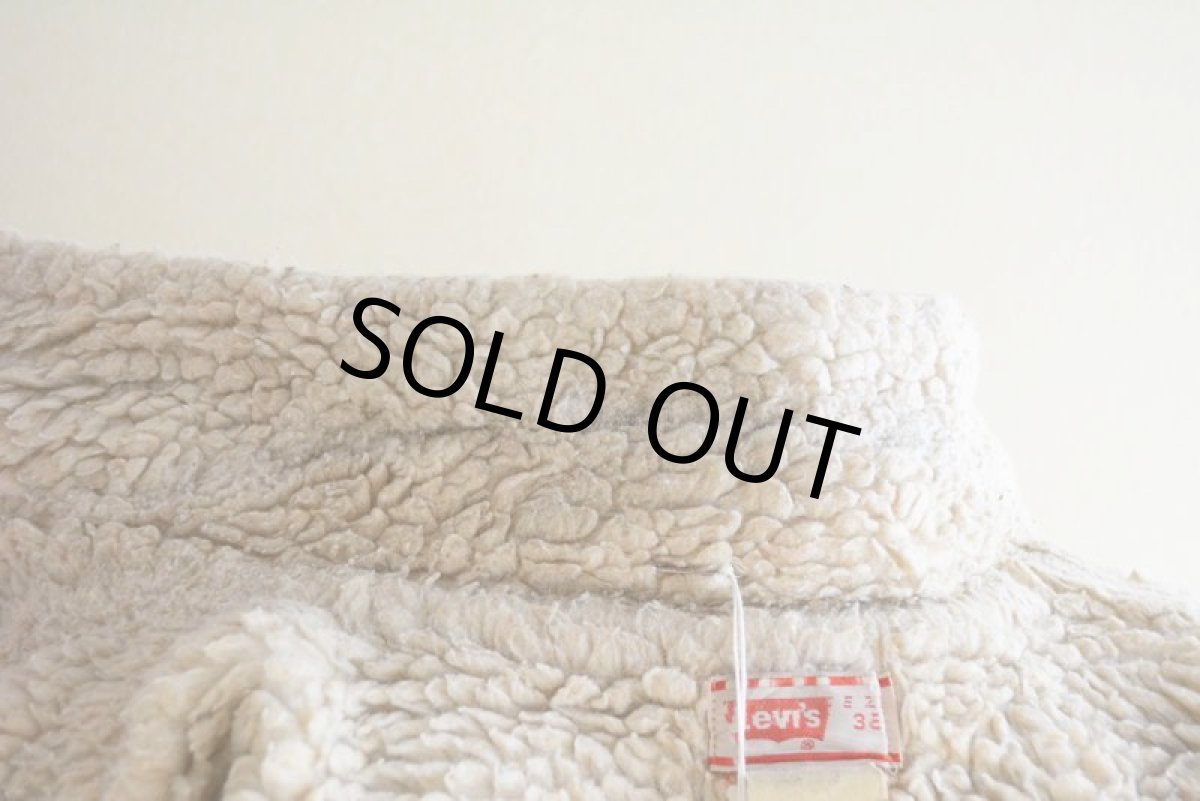 画像18: 1970s Levi's 70605デニムボアジャケット　 表記38  (18)