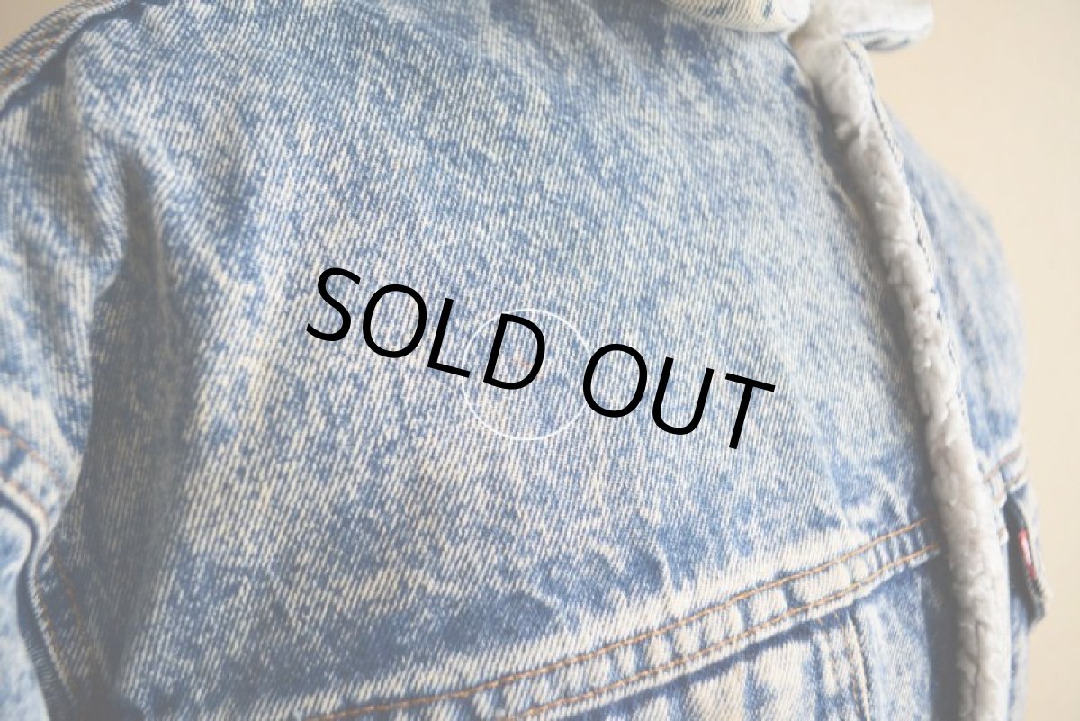 画像15: 1980s Levi's 57528デニムボアジャケット　 表記XL  (15)