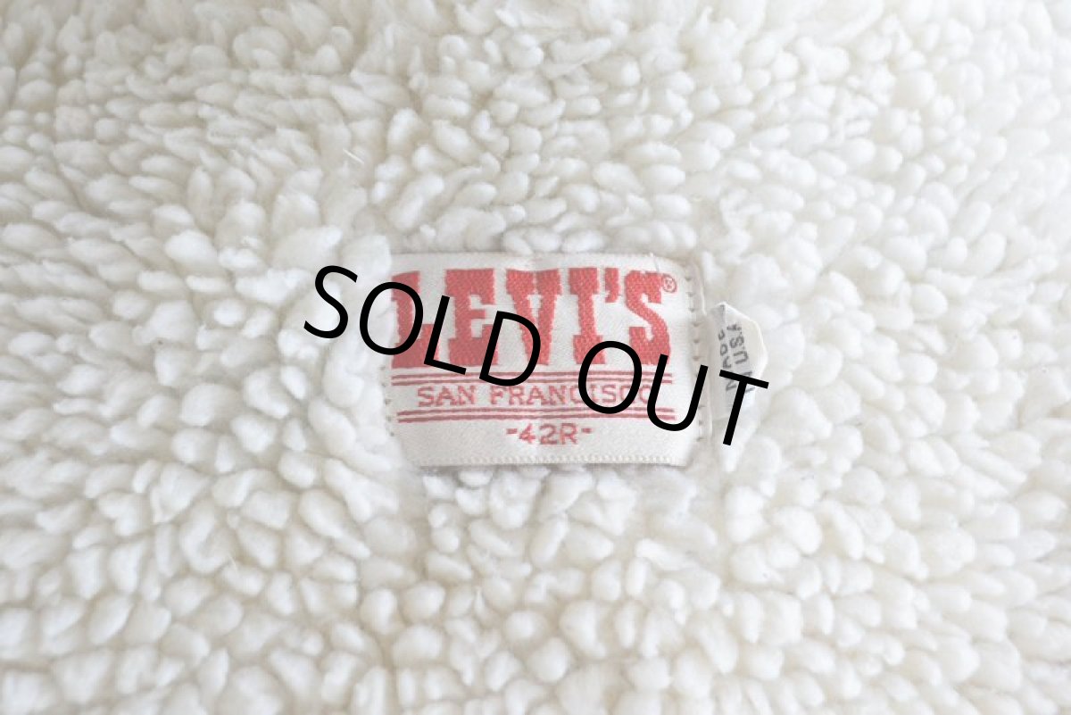 画像6: 1980s Levi's 70608デニムボアジャケット　 表記42R  (6)