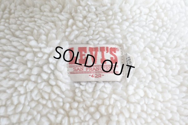 画像6: 1980s Levi's 70608デニムボアジャケット  表記42R