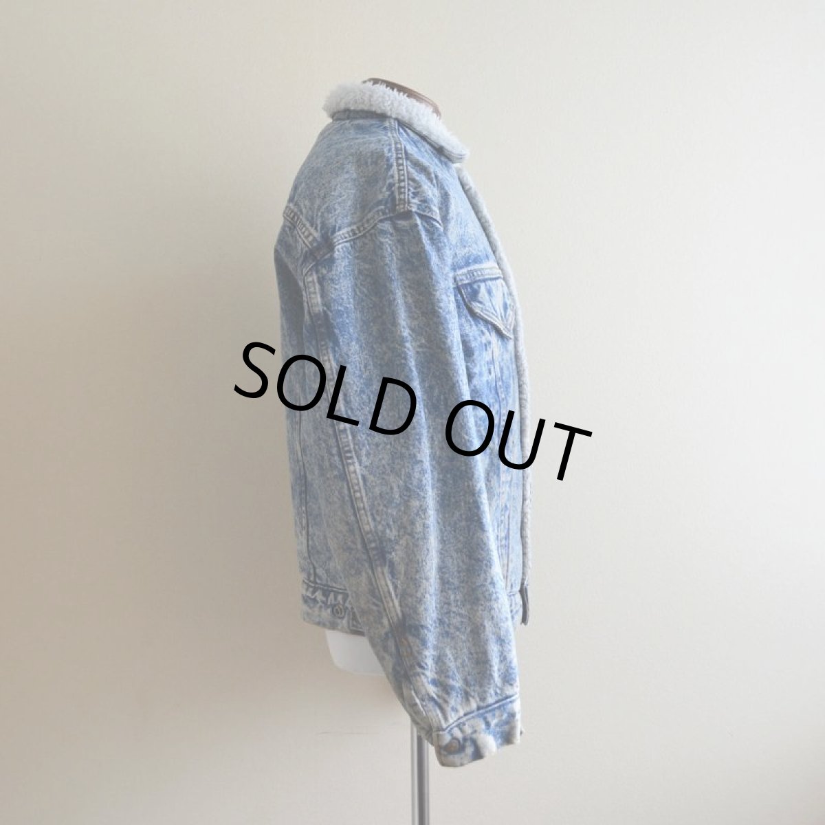 画像2: 1980s Levi's 57528デニムボアジャケット　 表記XL  (2)